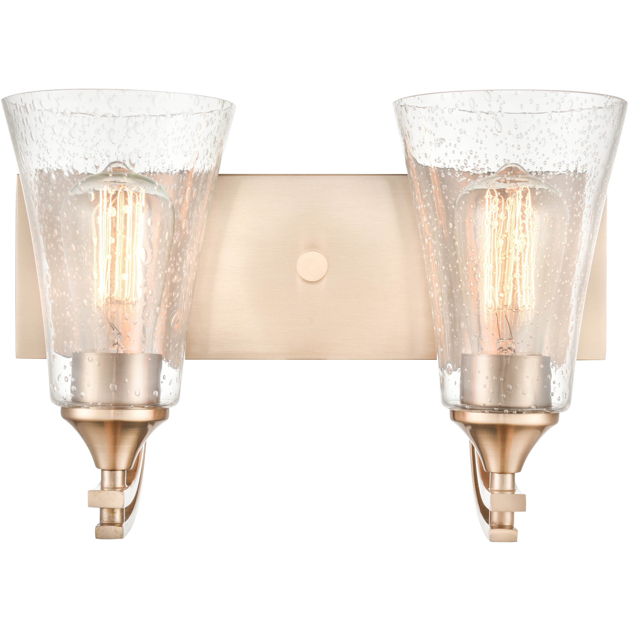 Natalie 2 Light 14.5 inch Modern Gold Vanity Light Wall Light